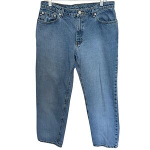 Vintage 90s Ralph Lauren Polo Jeans Co Saturday Light Wash Straight Leg SZ 12